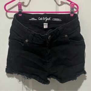 Cat & Jack Black Denim Shorts